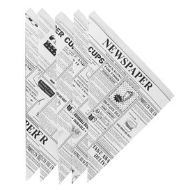 Rożek Papierowy Tłuszczoodporny "Times" 24,5cm 100g (1600 Sztuk)