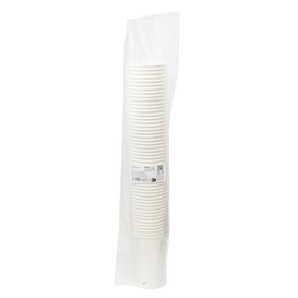 Biały kubek papierowy "Go Green" 16Oz/540ml Ø9,0cm (1.000 Sztuk)