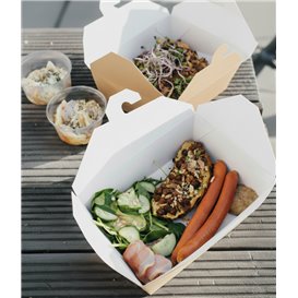 Pudełko Lunch Box Kraft 13x8,5x6cm (45 Sztuk)