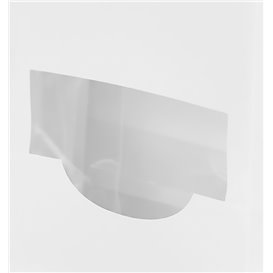 Papierowa Torba SOS z Zamkiem i Okienkiem 12+6x23,5cm (50 Uds)