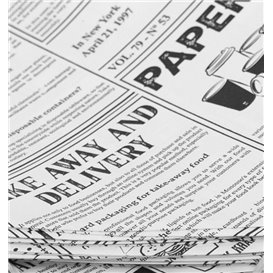 Rożek Papierowy Tłuszczoodporny "Times" 29,5cm 250g (100 Sztuk)