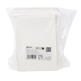 Biała torba SOS z zamknięciem 15+7x23cm (1000 Uds)