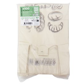 Torba na Chleb Koszulka Home Compost "Bakery" 30x60cm 14µm (100 Sztuk)