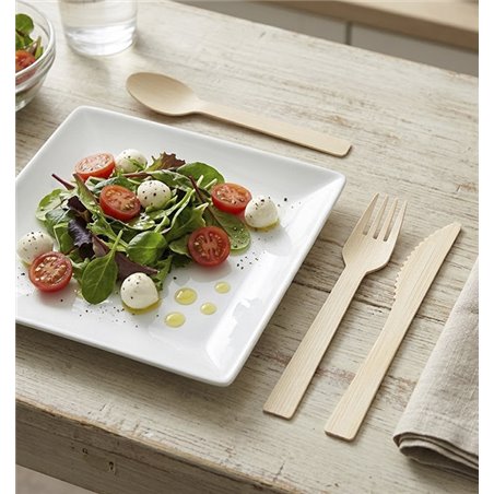 Detal łyżki bambusowej 17 cm B234