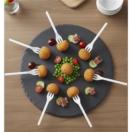 Mini widelczyki CPLA do cateringu i na wydarzenia