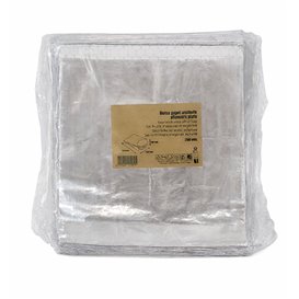 Torebka na Hamburgera Aluminiowa Tłuszczoodporna Srebrna 22,3+5x20cm (250 Units)