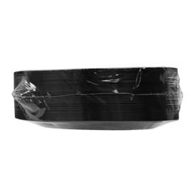 Twardy talerz Wielokrotnego użytku z PP Płaski Czarny "Cocktail" 18,5 cm (50 Sztuk)