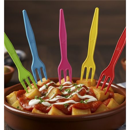 Mini widelczyki CPLA do cateringu i na wydarzenia