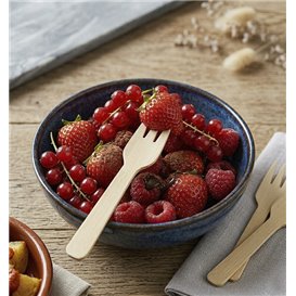 Widelec bambusowy 9cm (2.400 Sztuk)