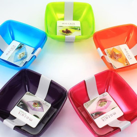 Miski PS Szkło Twardego Bakłażan 480ml 14x14cm (60 Sztuk)
