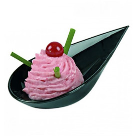 Łyżka do Degustacji z Uchwytami Szpiczasta Czarni 5x10cm 