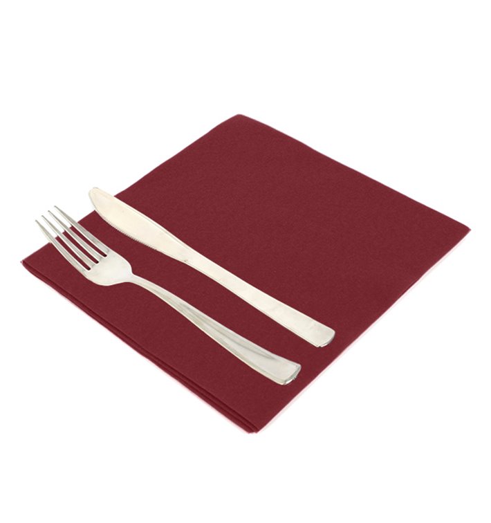 Airlaid Napkin Burgundy 40x40cm 