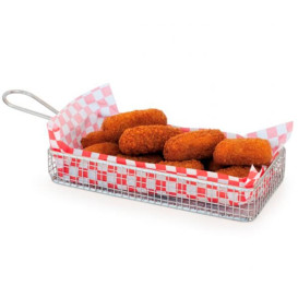 Mini Frytkownice Snackholder Stal 22x10x6cm (1 Sztuk)