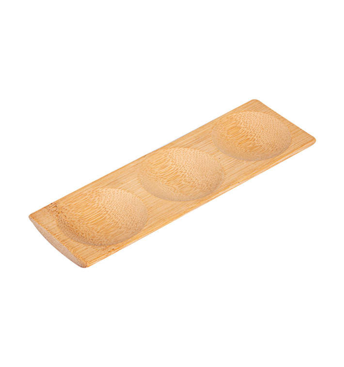 Tacki Finger Food Bambusowe - Opakowanie na wynos 18x5,5x1cm Tacki Finger Food Bambusowe - Opakowanie na wynos 18x5,5x1cm