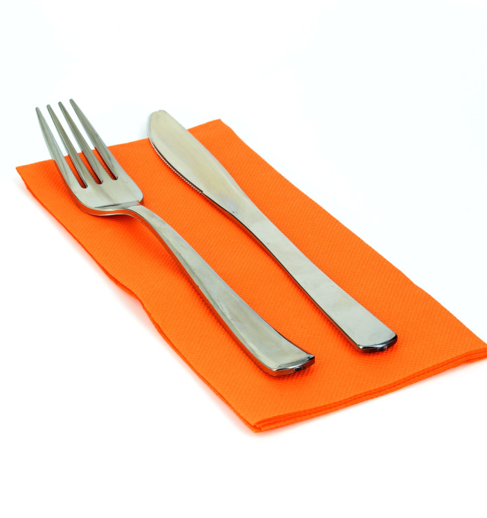 Serwetki Papierowe 1/8 40x40cm Orange 2 Warstwi Serwetki Papierowe 1/8 40x40cm Orange 2 Warstwi