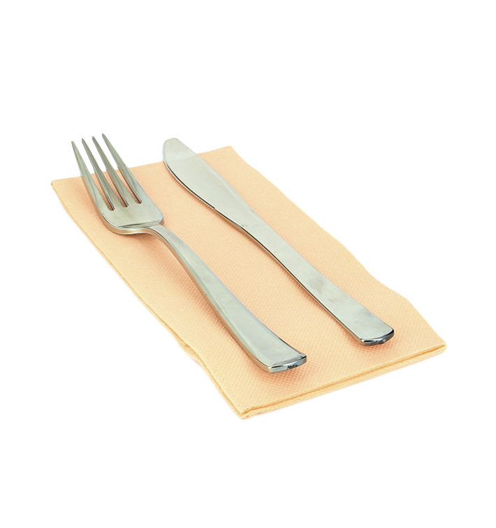 Paper Napkin Double Point Salmon 1/8 40x40cm Paper Napkin Double Point Salmon 1/8 40x40cm