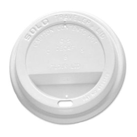 Wieczko z Otworem Kubki 6 i 8 Oz Białe Ø7,9cm (100 Sztuk)