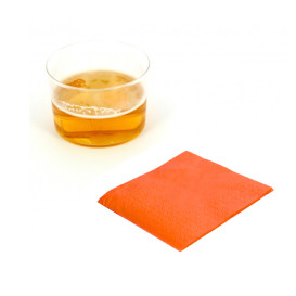 Serwetki Papierowe Koktajl 20x20cm 2C Orange (100 Sztuk)