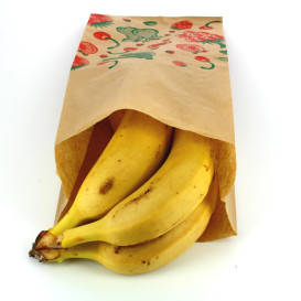 Torby Kraft na Owoce 14+7x28cm (100 Sztuk)
