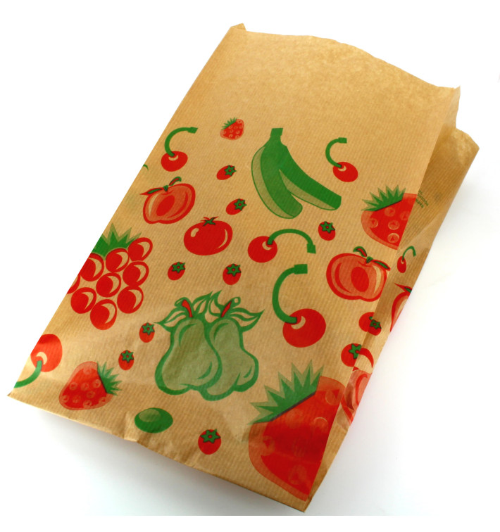 Torby Kraft na Owoce 22+12x36cm Torby Kraft na Owoce 22+12x36cm