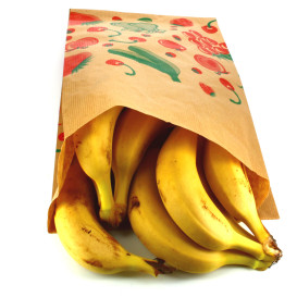 Torby Kraft na Owoce 22+12x36cm (100 Sztuk)