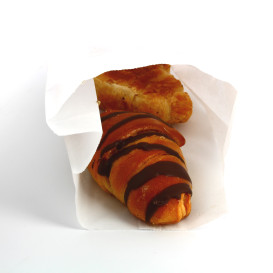 Torby Papierowe Białe 12+6x20cm (1000 Sztuk)