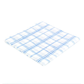 Serwetki Papierowe 33x33 i Kratkę Niebieski 1 Warstwowy (3.840 Sztuk)