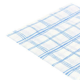Serwetki Papierowe 33x33 i Kratkę Niebieski 1 Warstwowy (3.840 Sztuk)