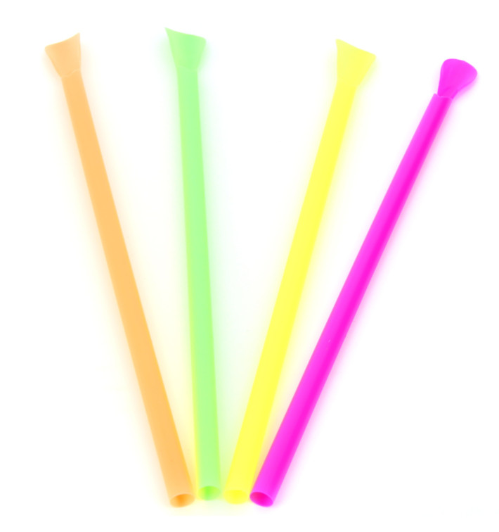 Słomki Łyżka Prosto 4 Kolorowe Ø6mm 20cm Słomki Łyżka Prosto 4 Kolorowe Ø6mm 20cm